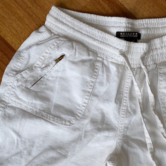 WHITE CROPPED PANTS - Picture 4 of 7